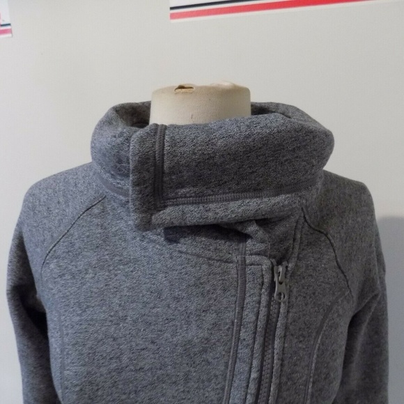 ZELLA Gray Zipper Jacket, Small - Picture 4 of 6